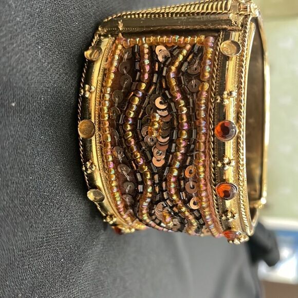 Beaded Cuff Bracelet  - Picture 3 of 6